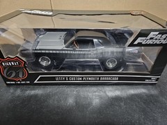 Highway 61 Fast & Furious Letty’s Custom Plymouth Barracuda 1/18 Scale. New!