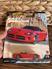 Hot Wheels Fast & Furious 2003 Dodge Viper SRT 10 Red