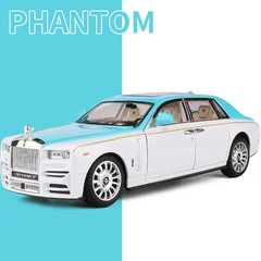1:22 Rolls-Royce Phantom Alloy Diecast Car Model Simulation Sound Light Kids Toy