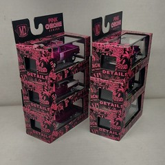 M2 Machines Pink Chrome Set w/ 1970 Dodge Challenger Chase