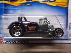 HOT WHEELS 2002 #18 FE PURPLE ALTERED STATE DRAGSTER NHRA FIAT DRAG RACER