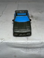 Micro Machines 1994 Galoob Silver Gray ’90’s Pontiac Fiero Gray Blue