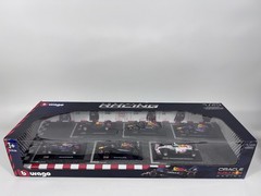 BURAGO FORMULA RACING 1/43 scale red bull F1 cars boxed set NEVER OPENED