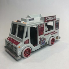 Clear Waterslide Decal for Hot Wheels Ice Cream Truck Quick Bite I SCREAM Clown