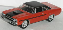 1/64 = 1970 70 PLYMOUTH GTX / AIR GRABBER / Hood Open Muscle Car / FREE SHIPPING