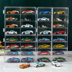 1:32 Car Model Storage Box Case Display Shelf Acrylic Dustproof Door Waterproof