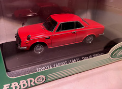 Ebbro 1/43 Toyota 1600 GT Corona RT55 Red New in Box Ships Free From USA