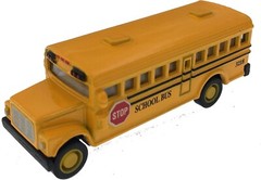 NEW mini Yellow School Bus Diecast Model CAR with pull back action 2.5 inch Long