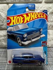 Hot Wheels Chevy Bel Air 1/5 ’55 Chevy 20/250 Blue