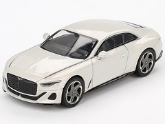 BENTLEY BATUR BONNEVILLE PEARL WHITE 1/64 DIECAST MODEL CAR BY MINI GT MGT00969
