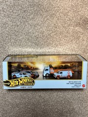Hot Wheels Premium Diorama Gulf Box Set McLaren F1 GTR Ford GT40