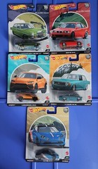 Hot Wheels Premium 2022 Car Culture Q Case Auto Strasse Set of 5 Cars