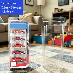 10-100PCS Display Case For HotWheel 5-Pack 1:64 Scale Toy Cars Protector Box