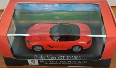 1:43, Dodge Viper SRT-10, Partworks by Ixo, Norev, Road signature, Model Cars,
