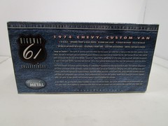 HIGHWAY 61 1/16 BLACK/WHITE 1974 CHEVY CUSTOM VAN NEW *READ* VHTF
