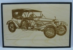 1915 Rolls Royce Wood Engraved Plaque,Wall Art,Car Art,Wall Hanging,Display(E)
