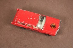 Vintage Yatming RED Ford Fire Chief No. 1015 Station Wagon LQQK