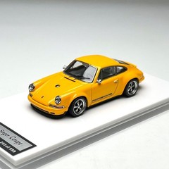911 Singer DLS Coupe Yellow 1:64 Die Cast Model Automotive Alloy Collectibles –