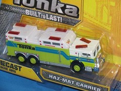 TONKA RESCUE RIGS HAZ MAT CARRIER TRUCK 6″ (15cm) DIECAST ***BRAND NEW & VHTF***