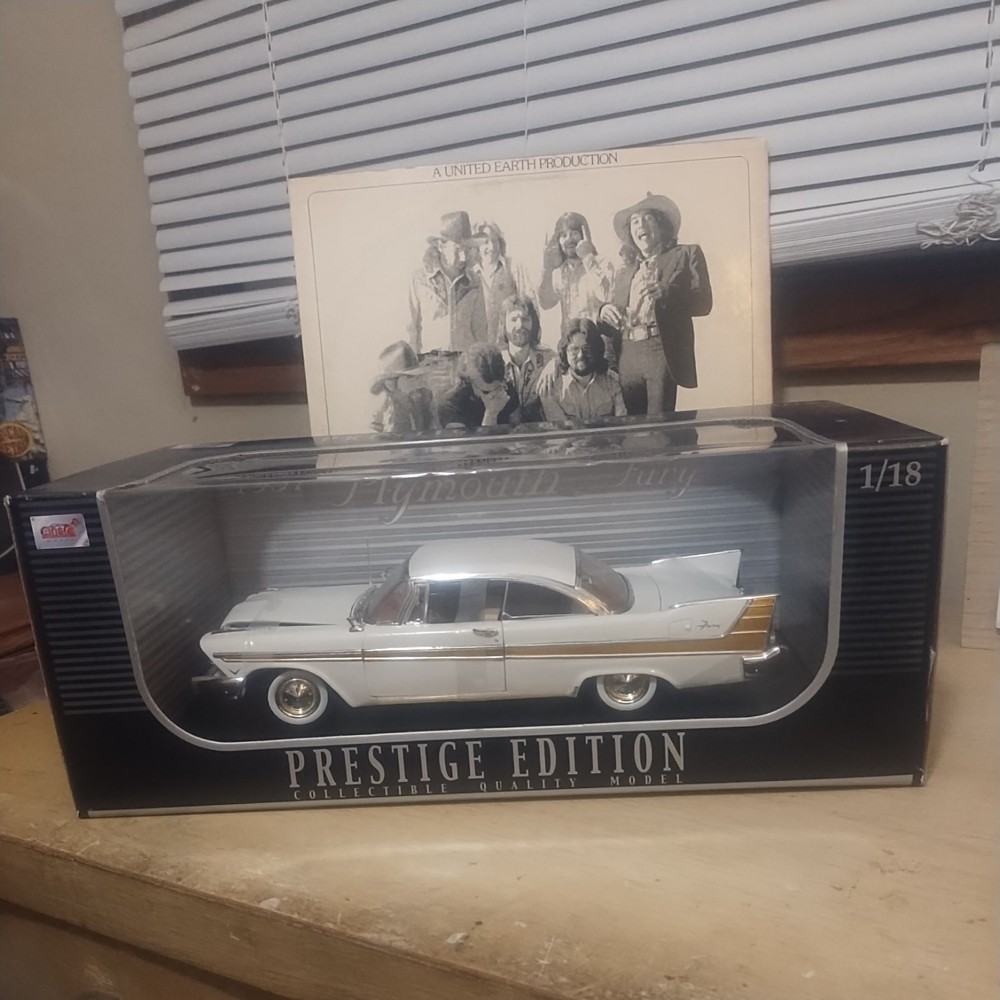Mint undisplayed 1:18 ANSON 1957 PLYMOUTH FURY 2 DOOR HARDTOP