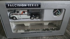 Tonkin Replica Precision 1:53 Scale Fraley & Schilling Diecast Semi & Flatbed