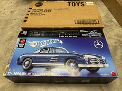 Mattel Brick Shop Hot Wheels Premium Series Building Set Mercedes-Benz 300 SL