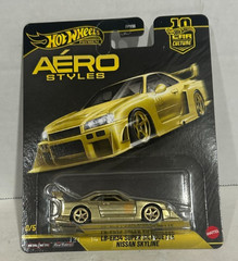 Hot Wheels Car Culture Aero Styles Nissan Skyline Gold 0/5 Chase 1:64