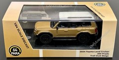 PARA64 Paragon 2024 Toyota Land Cruiser 250 Prado Trail Dust Beige RHD 1:64