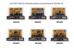 BOX OF 6 CATERPILLAR ASSORTMENT SERIES II Micro DIECAST MASTERS 85987A