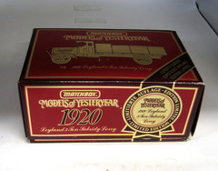 MATCHBOX MODELS OF YESTERYEAR 1920 LIMITED EDITION R1172 FREE SHIP