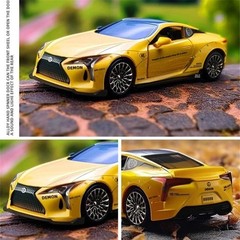 1:32 Lexus LC500 Alloy Diecast Model Car – Sports Racing Car Collector Display