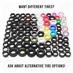 1/64 Scale STANCE ALLOY v4 Wheels – 2 Piece Real Rider Rims Tires Set for Hot