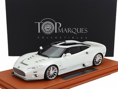 Top Marques SPYKER C8 AILERON 2011 CUMULUS WHITE METALLIC 1/18 Scale LE500 New!