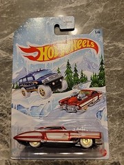 Lot Of 9 Christmas Themed Hot Wheels Cars