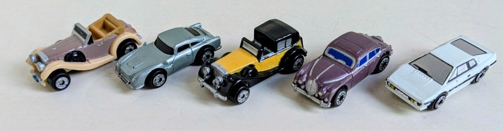 Micro Machines Exotic Luxury Car Lot #1 Aston Martin Rolls Royce Lotus Espirit