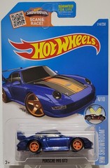 HotWheels 2016 Super Treasure Hunt Porsche 993 GT2 STH with Protector