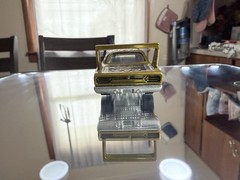 Hot Wheels Plymouth Superbird Hand Painted & Engraved Custom 1/1 with RR