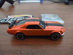 Hot Wheels Red Line Club Ford Mustang Boss 302 1970 Diecast Car Orange RLC 🍊