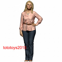 1/64 1/87 1/43 1/24 1/18 Middle aged lady Scene Minatures Figures Doll Model Toy