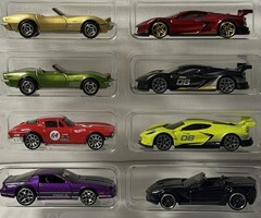 Lot Of 8 Hot Wheels Loose Chevy Cars Never Played With Comes In A Protector