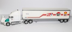 PEM 1/64 Model Truck Yellow “Yes We Can” Tandem Rig Freight M77115