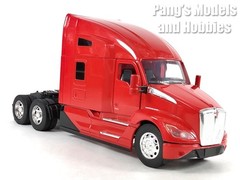 Kenworth T680 Sleeper Truck Cab 1/32 Scale Diecast Model – Newray – RED