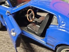 Arko Products 1969 Ford Mustang Boss 302 Blue 1:32 Diecast Car NO BOX