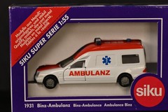 Mercedes-Benz Binz Ambulance 1:55 Diecast Siku Super Series Mint in box