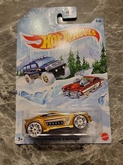 Lot Of 9 Christmas Themed Hot Wheels Cars