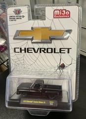 M2 BLACK WIDOW 1973 CHEVROLET CUSTOM DELUXE C-10 STEPSIDE PICKUP MIJO