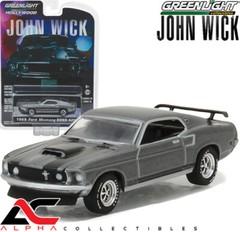 GREENLIGHT 44780E 1:64 1969 FORD MUSTANG BOSS 429 JOHN WICK MOVIE (2014)