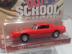 Greenlight Hollywood Old School 1977 Pontiac Firebird T/A Red