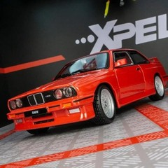 1:24 BMW M3 E30 1988 Mpower Alloy Diecast Sound & Light Car Model Toy Gift NEW