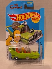 Hot Wheels 2014 the Simpsons the Homer On Card